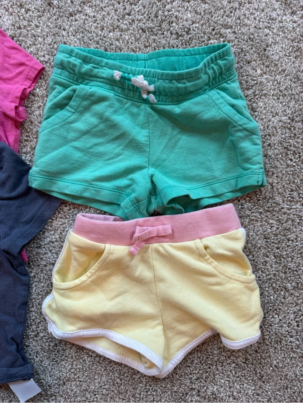 Toddler Girls Summer Clothing Bundle shorts, tshirts, leggings outfit Size 3T